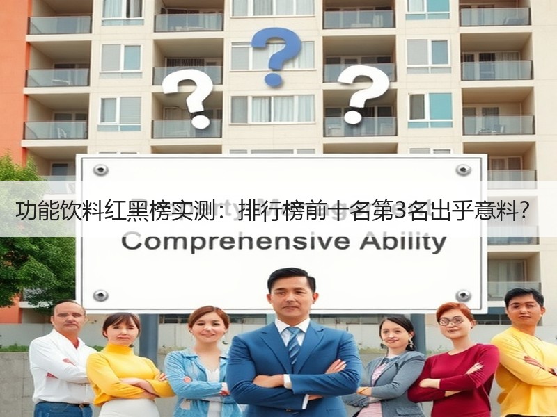 功能饮料红黑榜实测：排行榜前十名第3名出乎意料？