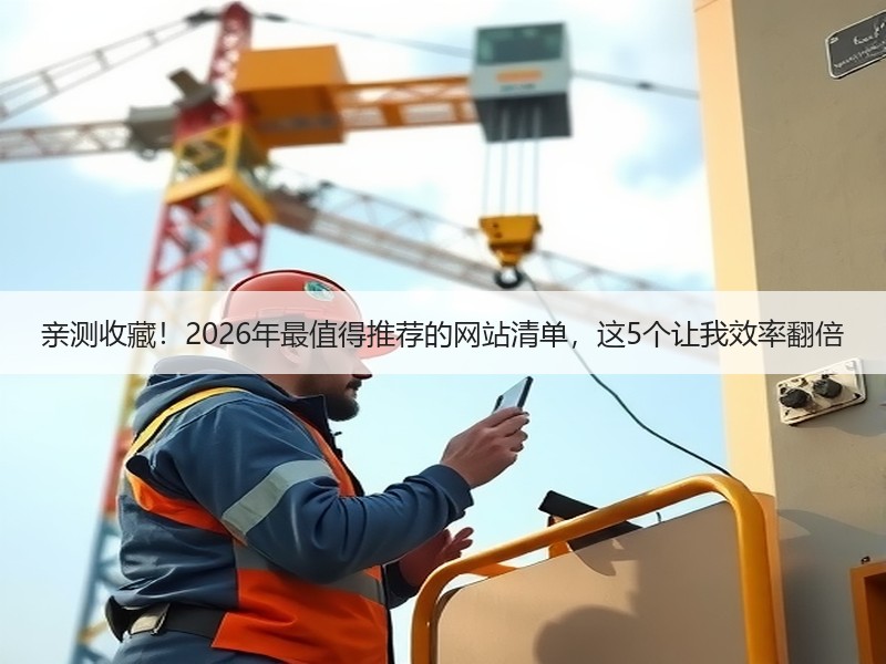 亲测收藏！2026年最值得推荐的网站清单，这5个让我效率翻倍