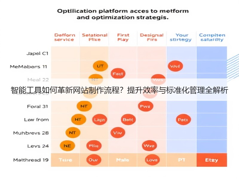 智能工具如何革新网站制作流程？提升效率与标准化管理全解析