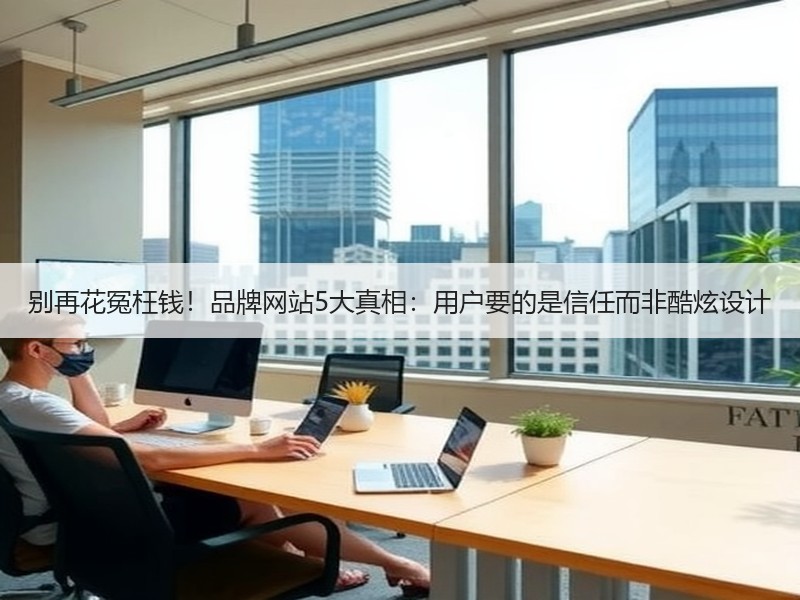 别再花冤枉钱！品牌网站5大真相：用户要的是信任而非酷炫设计