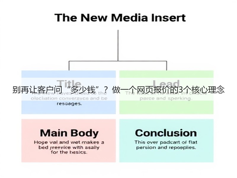 别再让客户问“多少钱”？做一个网页报价的3个核心理念
