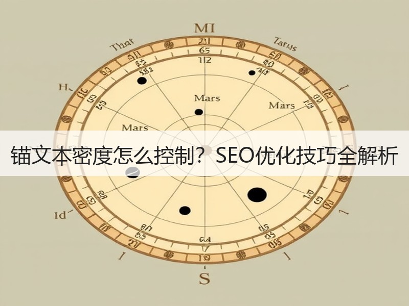 锚文本密度怎么控制？SEO优化技巧全解析