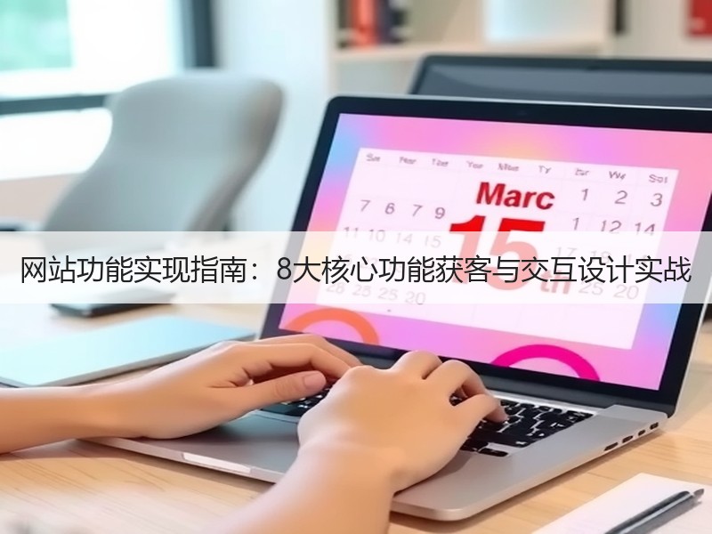 网站功能实现指南：8大核心功能获客与交互设计实战