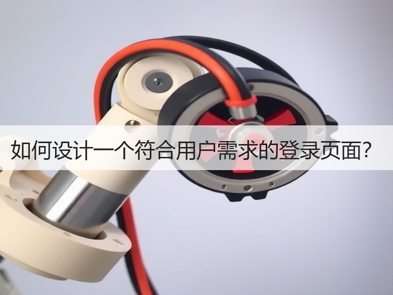 如何设计一个符合用户需求的登录页面？