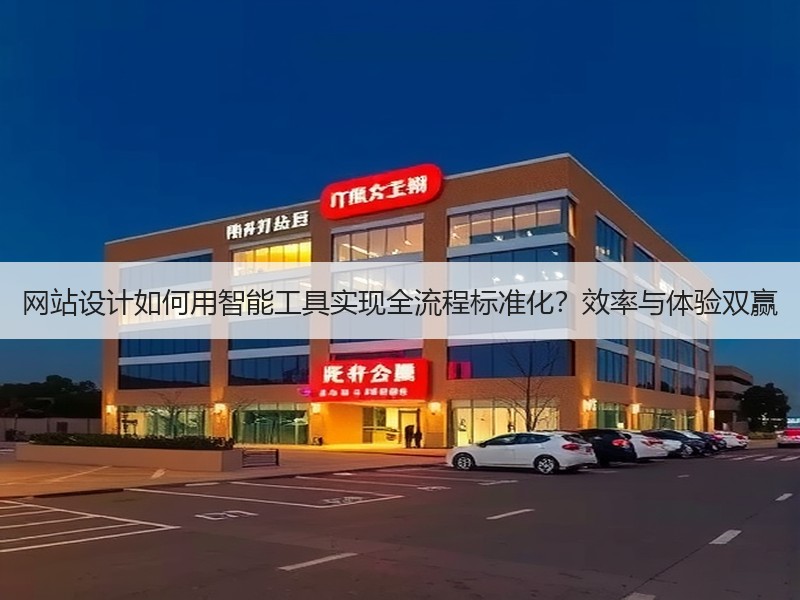 网站设计如何用智能工具实现全流程标准化？效率与体验双赢