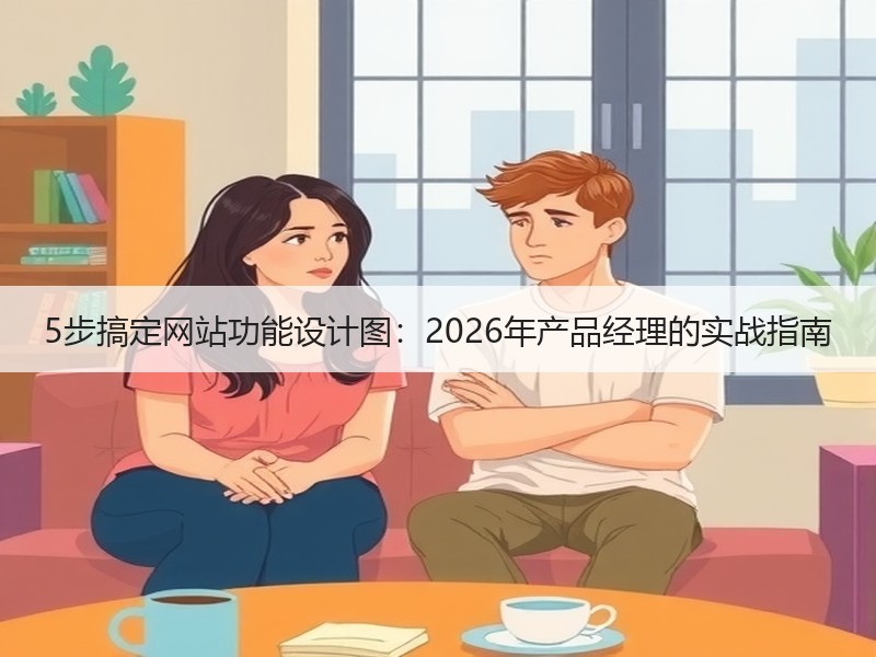 5步搞定网站功能设计图：2026年产品经理的实战指南