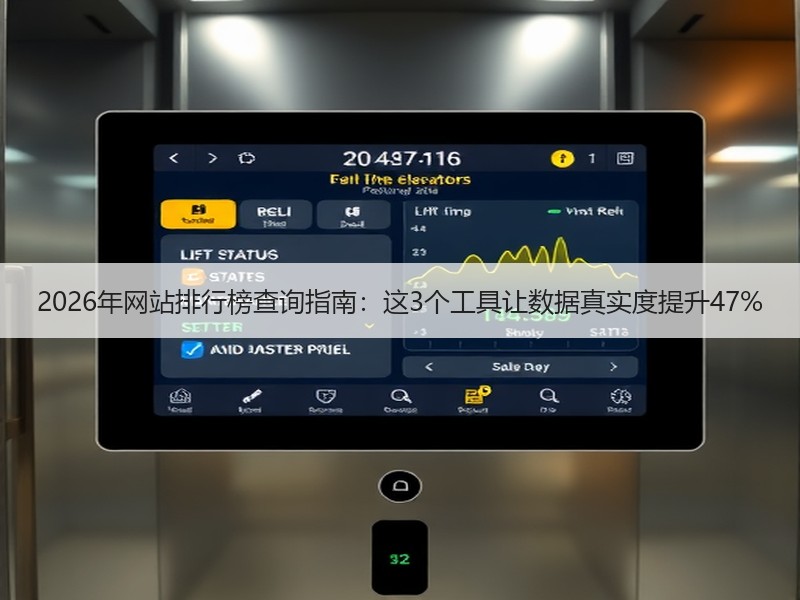 2026年网站排行榜查询指南：这3个工具让数据真实度提升47%