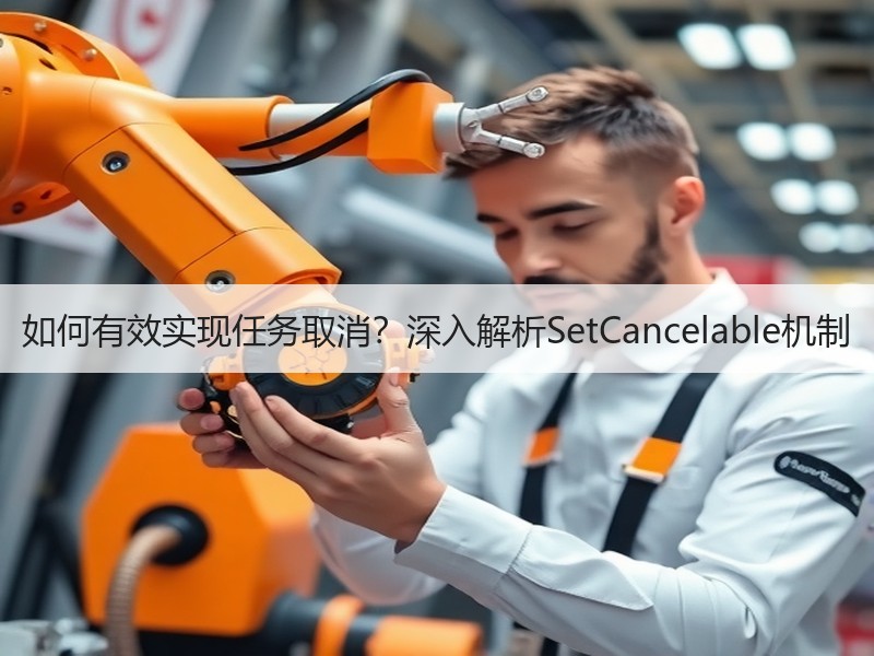 如何有效实现任务取消？深入解析SetCancelable机制