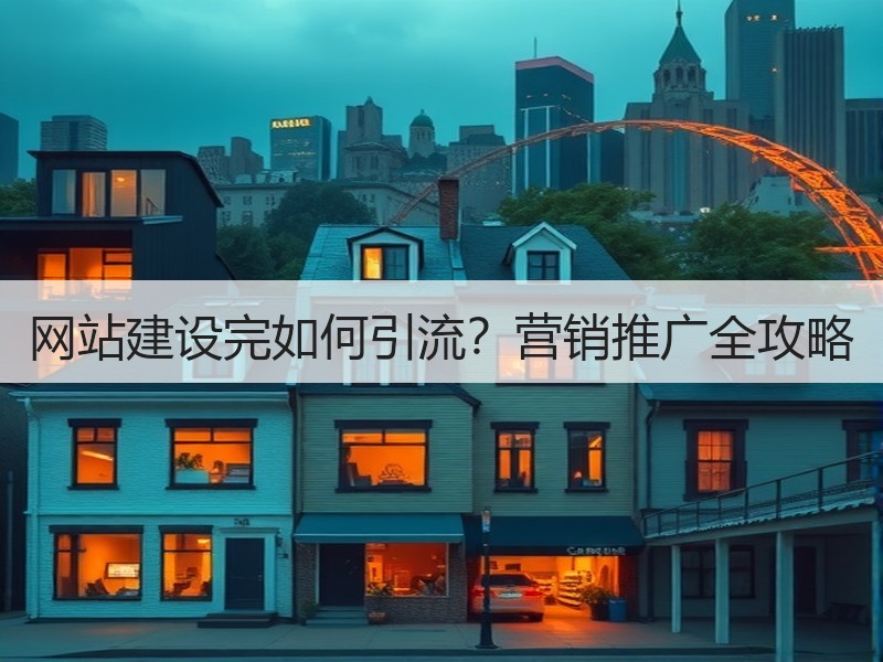 网站建设完如何引流？营销推广全攻略
