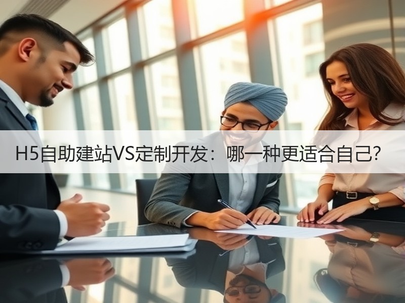 H5自助建站VS定制开发：哪一种更适合自己？