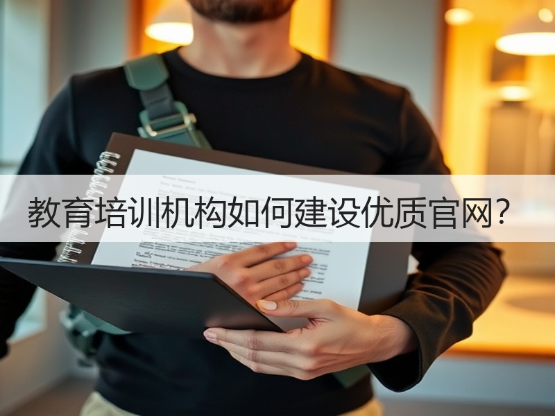 教育培训机构如何建设优质官网？