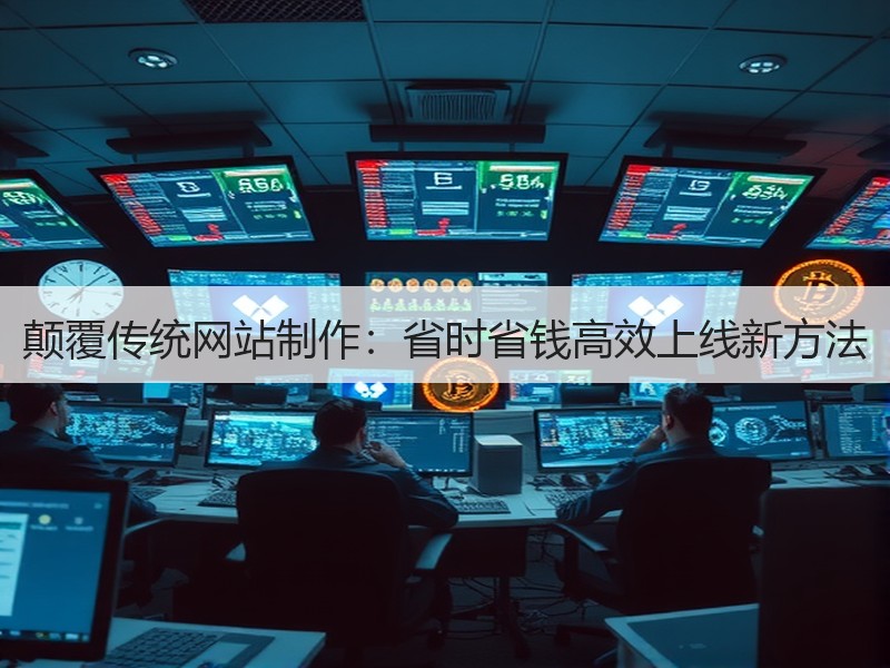 颠覆传统网站制作：省时省钱高效上线新方法