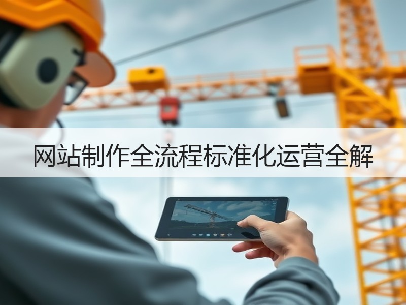 网站制作全流程标准化运营全解