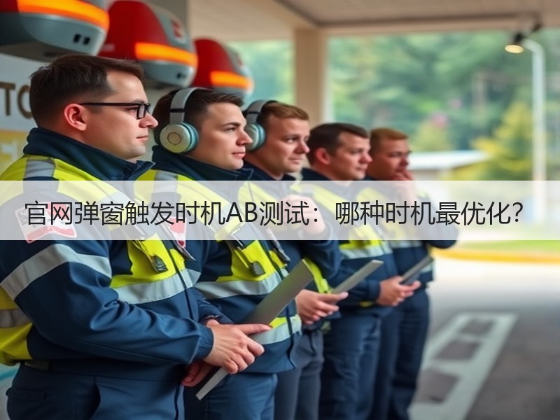 官网弹窗触发时机AB测试：哪种时机最优化？
